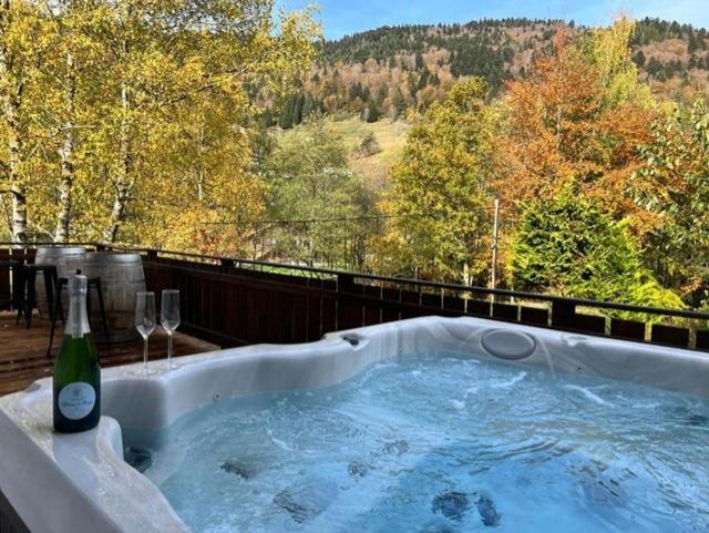 Les Cimes Blanches Cledicihome Chalet 10 Pers Spa & Grand Terrain 4 Minutes Des Pistes La Bresse Exterior photo